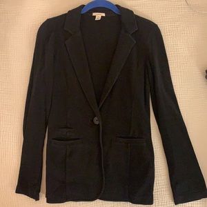 Caslon 100% Cotton Black Blazer